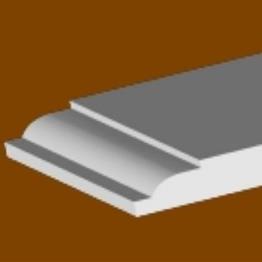 MDF Dual Profile Lambs Tongue 5/Ovalo 13 Skirting & Architrave