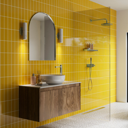 Vertical - Tile Mustard