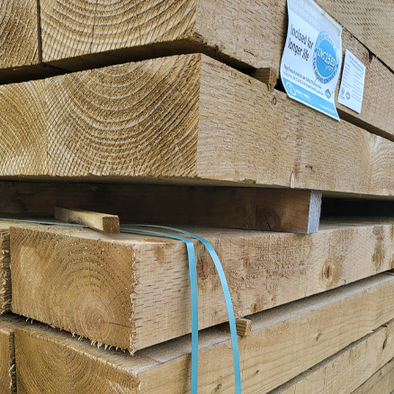 Treated Softwood sleepers 7