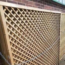 Treated Diamond Trellis