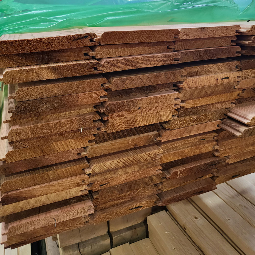 Cedar PTGV Matchboard 25x150 (19x135 cover)