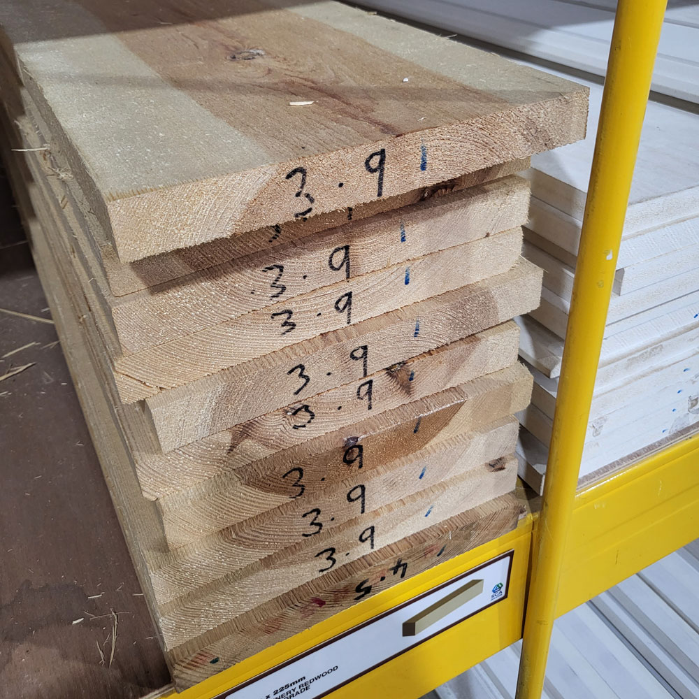 U/S Joinery Grade Sawn Softwood FSC 25x225mm