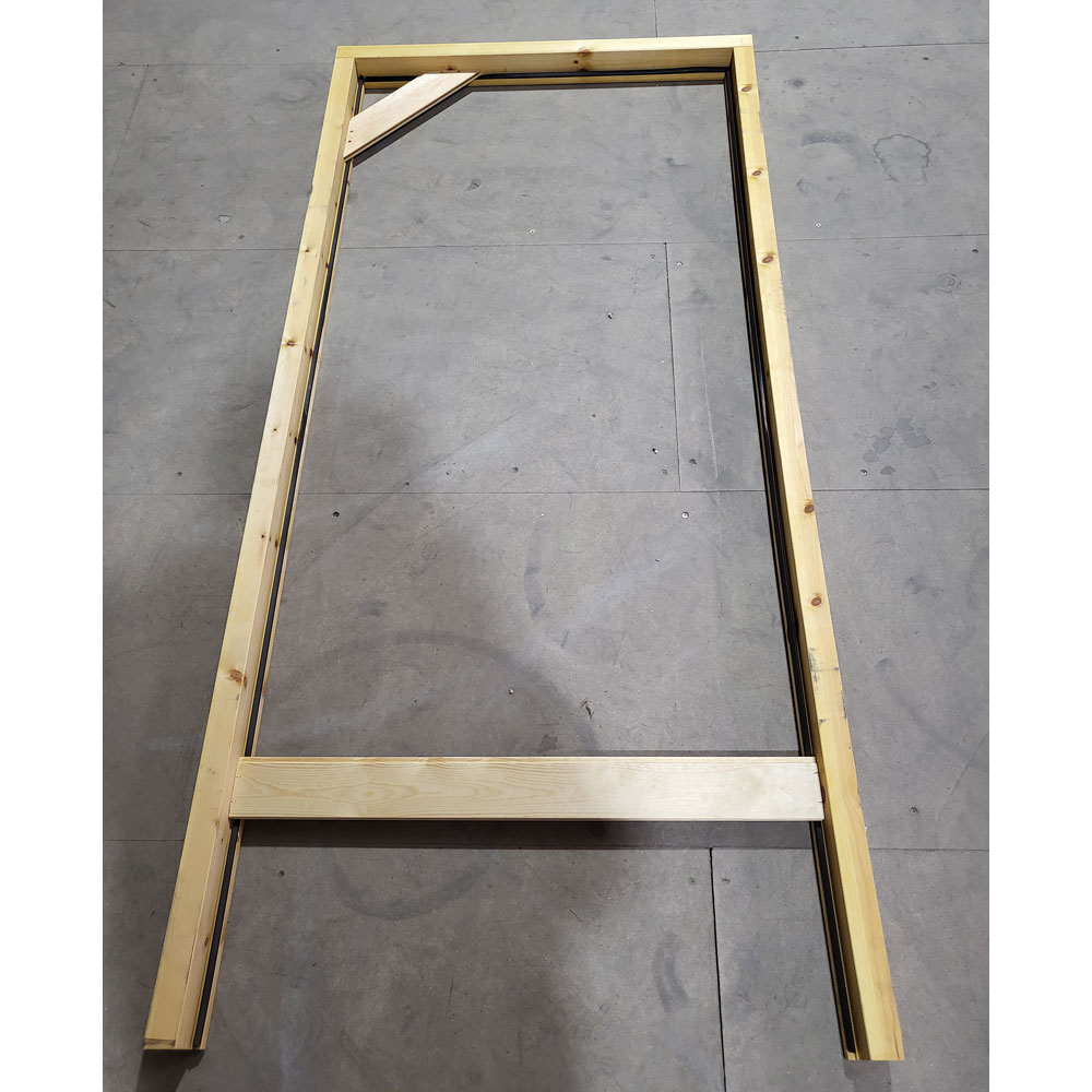 Ext Frame with draughtstrip No Cill