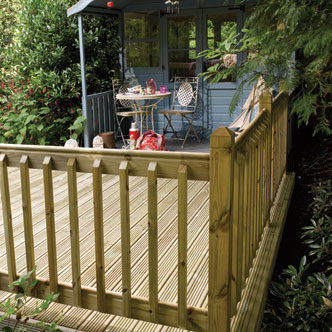 Garden, Decking, Landscaping